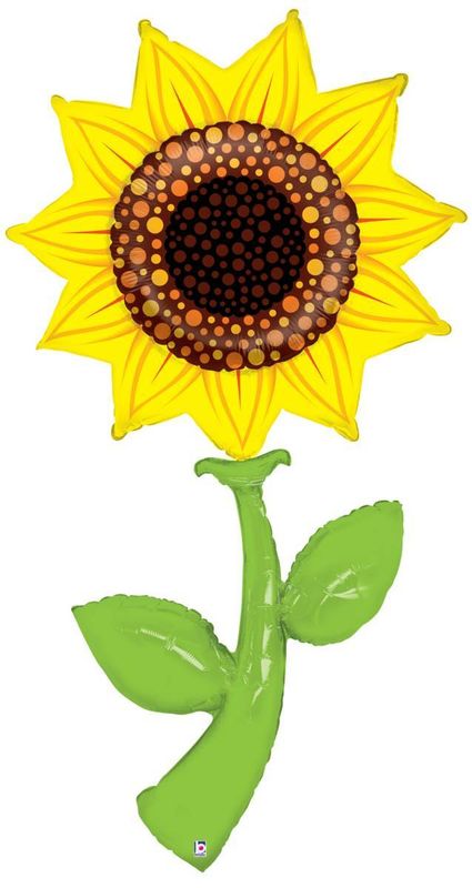 Foil Balloon Fresh Picks Sunflower 60in