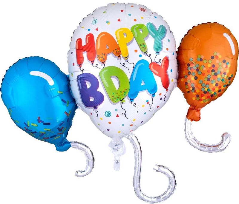 Foil Balloon Birthday Celebration 34in