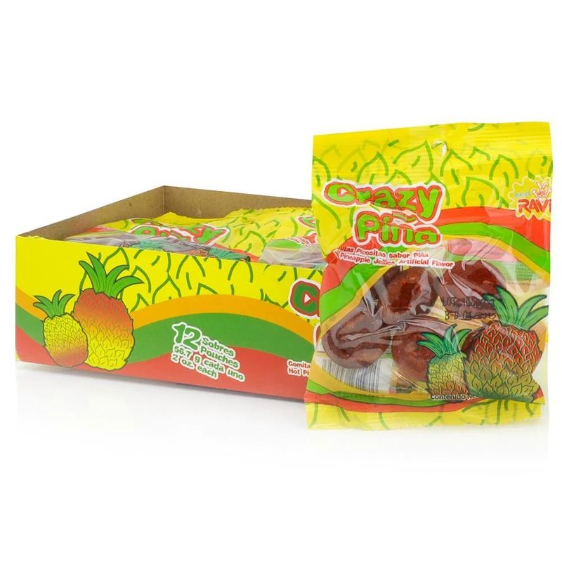 Crazy Pina 12 pieces Mexican Candy