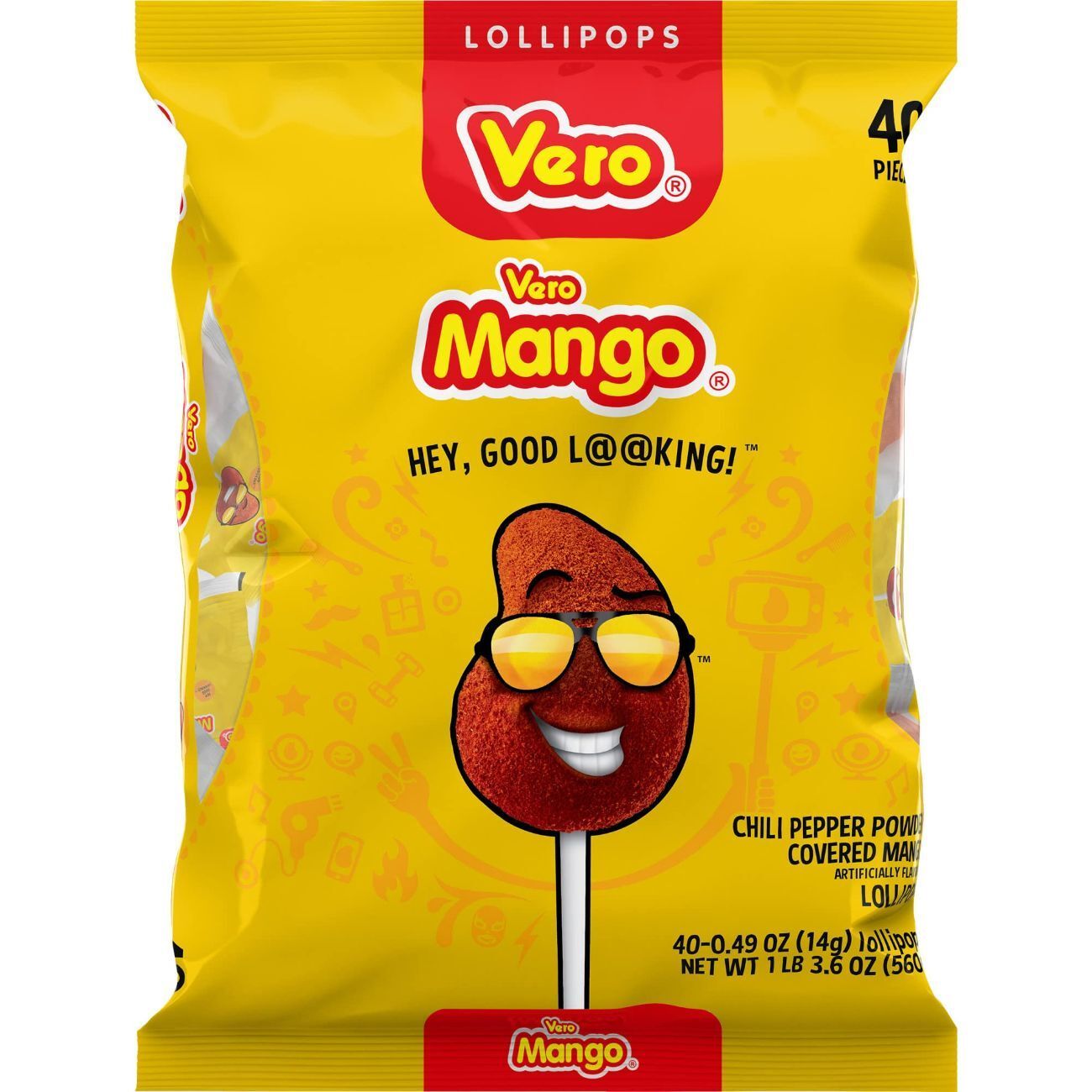 Vero Mango Lollipop Mexican Candy