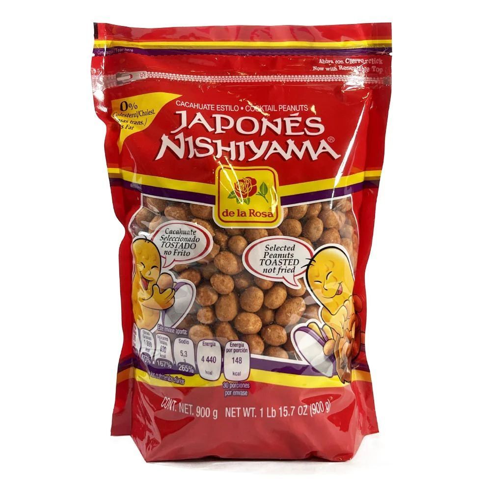 De La Rosa Nishiyama Japanese Coctail Peanuts Mexican Candy