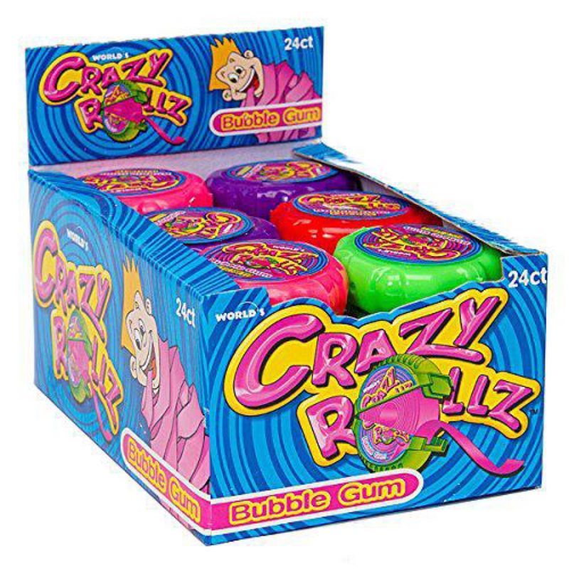 Candy Crazy Rollz Bubble Gum