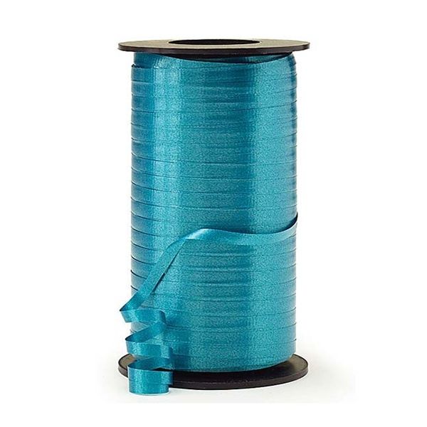 Teal Curling Ribbon