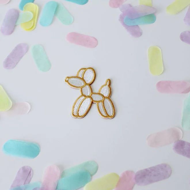 White Balloon Dog Patch