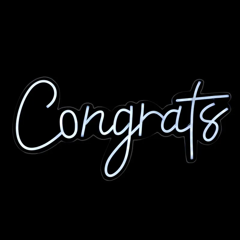 Congrats Neon Light Sign