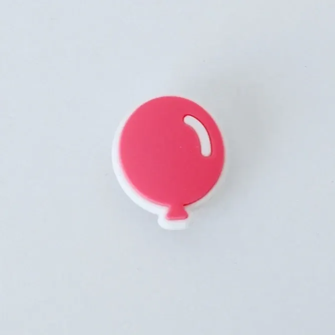 Pink Balloon Shoe Charm