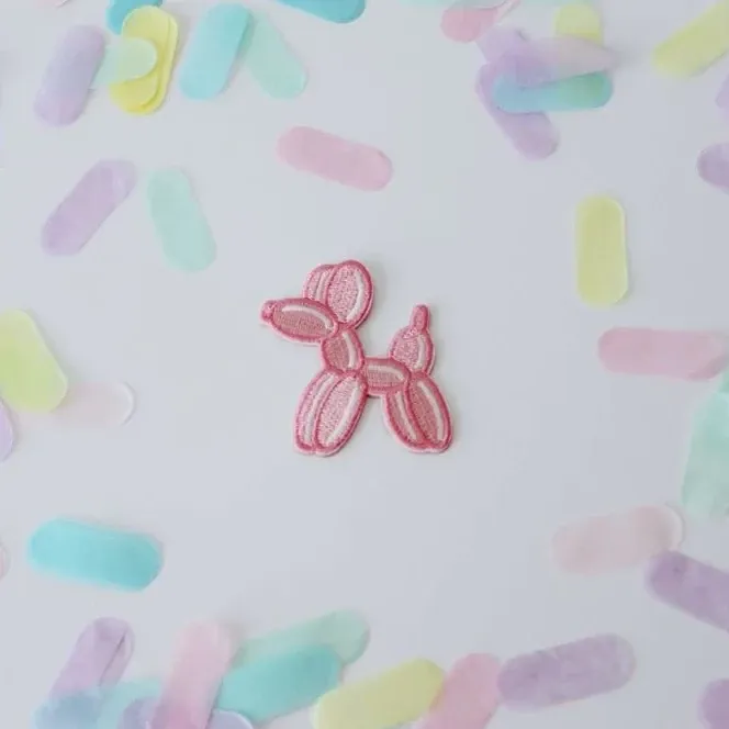 Pink Balloon Dog Patch