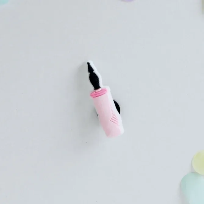 Pink Balloon Hand Pump Shoe Charm