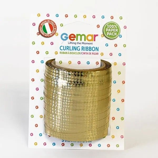 Gold Holographic Curling Ribbon