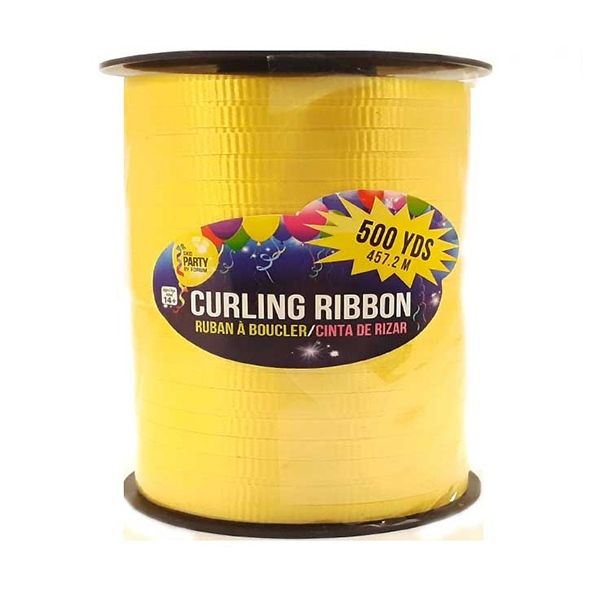 Yellow Curling Ribbon