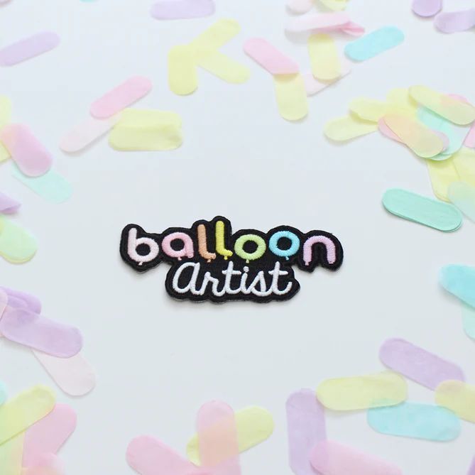 Black Balloon Artist Patch