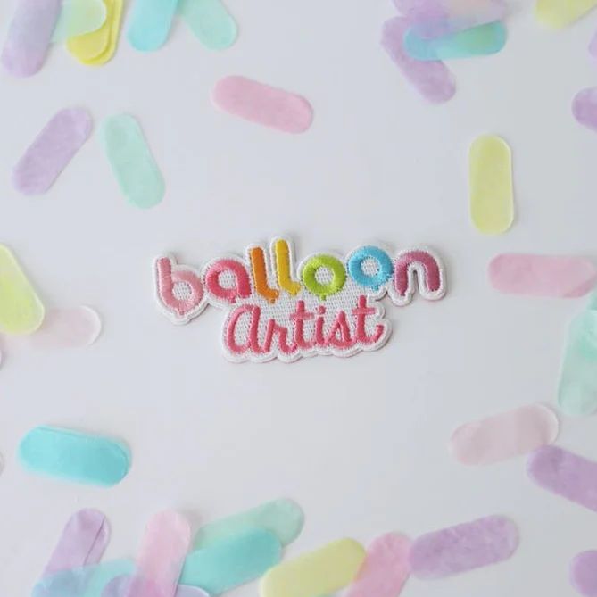 White Balloon Artist Patch