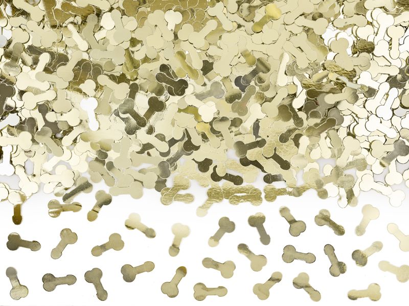 Gold Penis Confetti