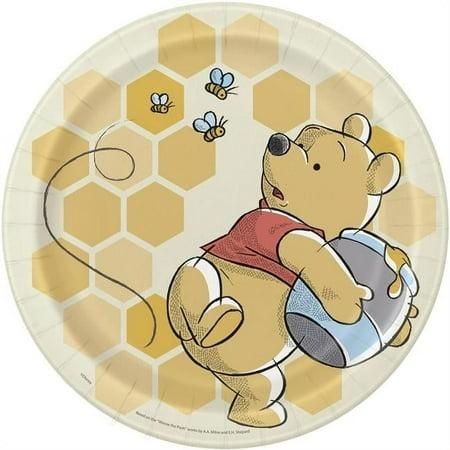 Winnie The Pooh - Happy Honeycomb Lunch Plates (8 pcs