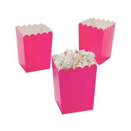 Oriental Trading Mini Valentine Popcorn Boxes, Hot Pink