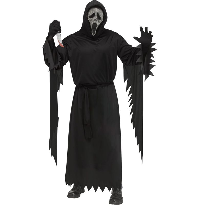 Fun World Mens ' Ghost Face Bling Costume, One Size Regular