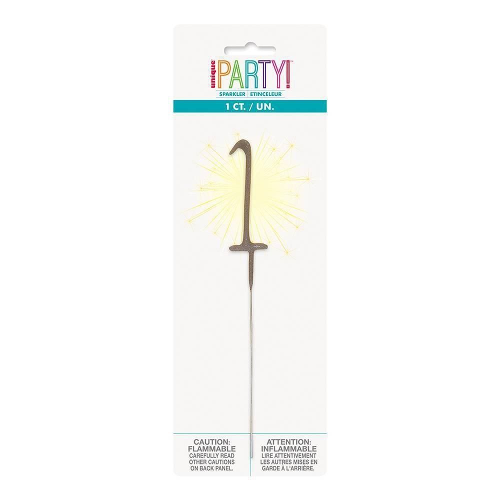 Unique Industries 34101 Numeral 1 Sparkler