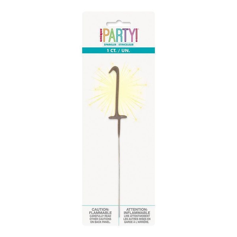 Unique Industries 34101 Numeral 1 Sparkler