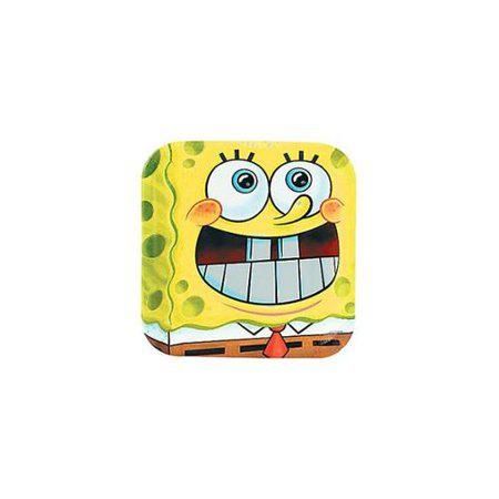 SpongeBob Classic Square Dinner Plates (8)