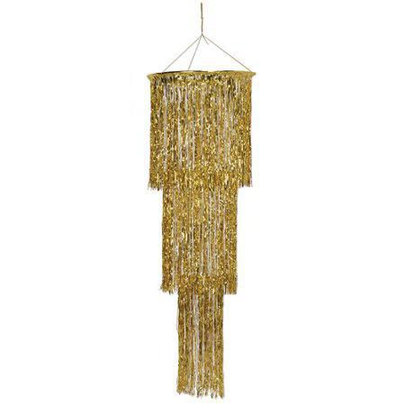 4 Shimmer Chandelier Gold