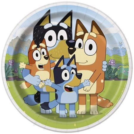 Bluey 30389540 9 in. Party Dinner Plates