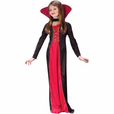Fun World Victorian Vampiress Girl S Halloween Fancy-Dress Costume for Child (4-6)