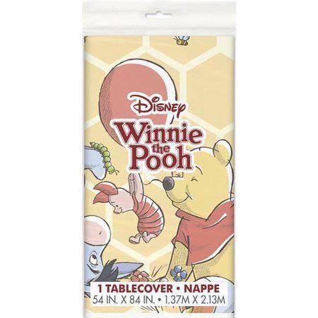 Unique Disney Winnie The Pooh Rectangular Plastic Tablecover