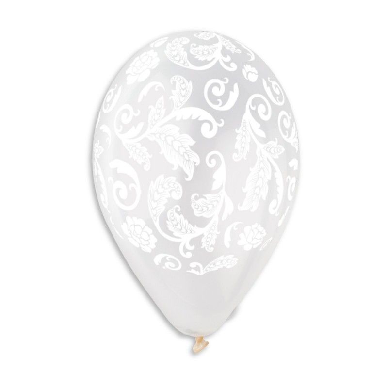 Gemar Crystal Printed Brocade Latex Balloons #362 12in - 50 pieces