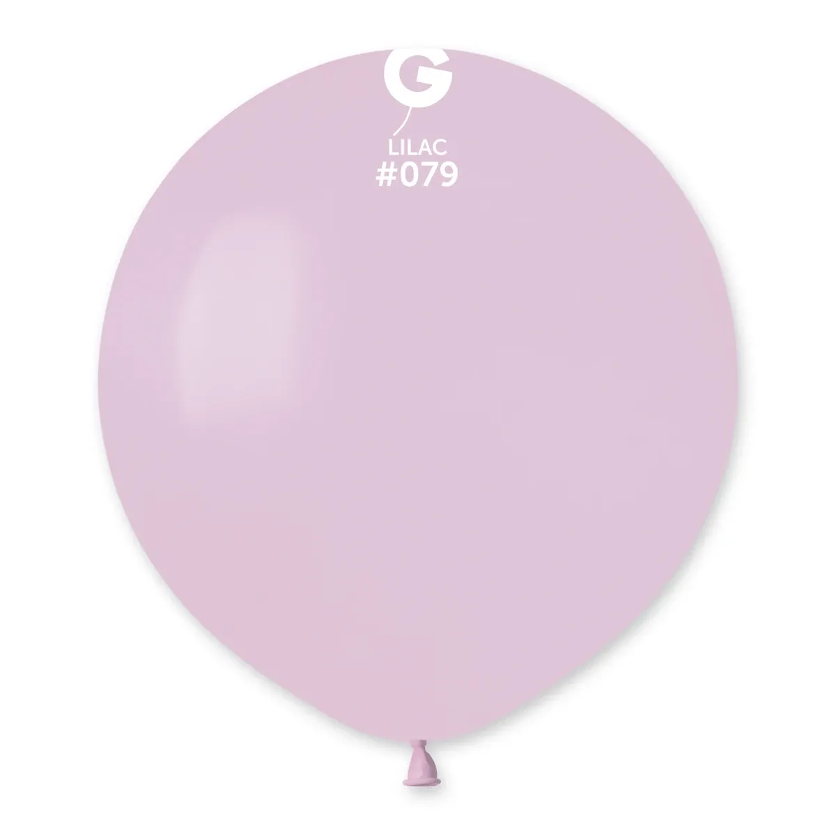 G19 Gemar Standard Lilac Latex Balloons #079 19in - 25 pieces