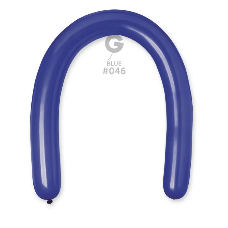 Gemar Standard Blue Latex Balloons #046 3in - 50 pieces