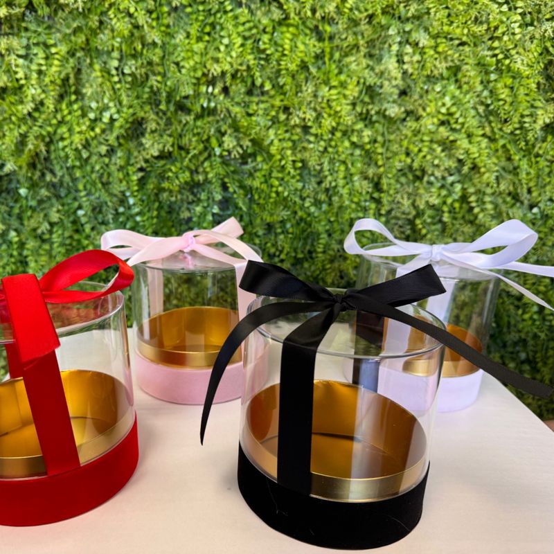 Small Cylinder Box Acrylic Top 