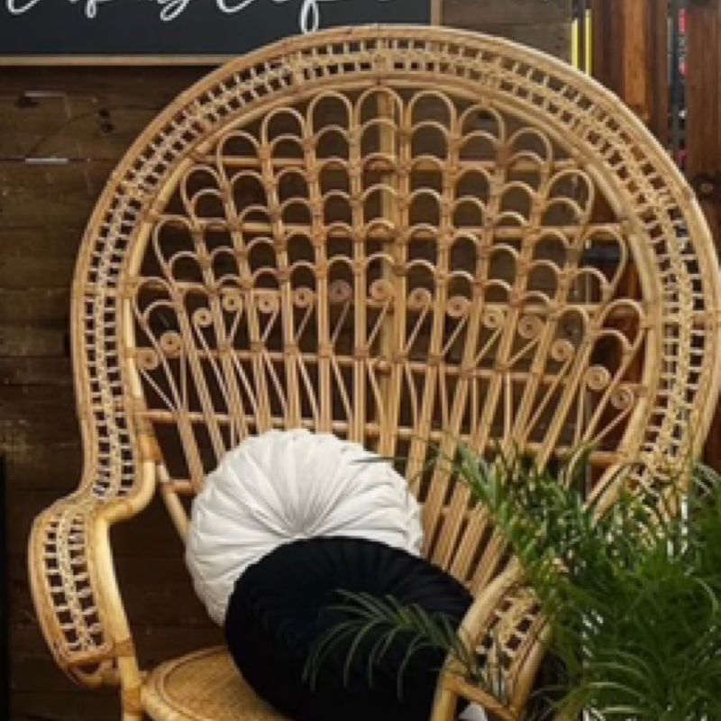 Wicker Peacock Chair 