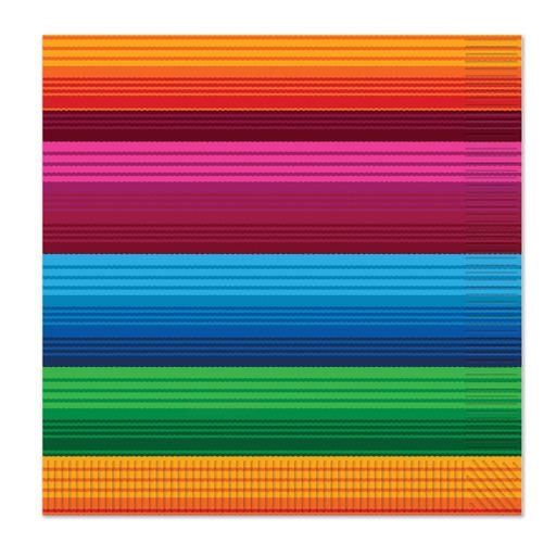 Beistle Fiesta Theme and Design Luncheon Napkins Standard