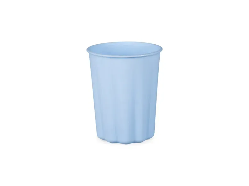 PLASTIC CUP FRILL LIGHT BLUE (220ML - 1PKT/4PC)