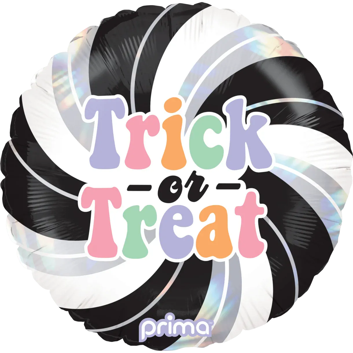 18" Trick-or-Treat Holographic Swirl
