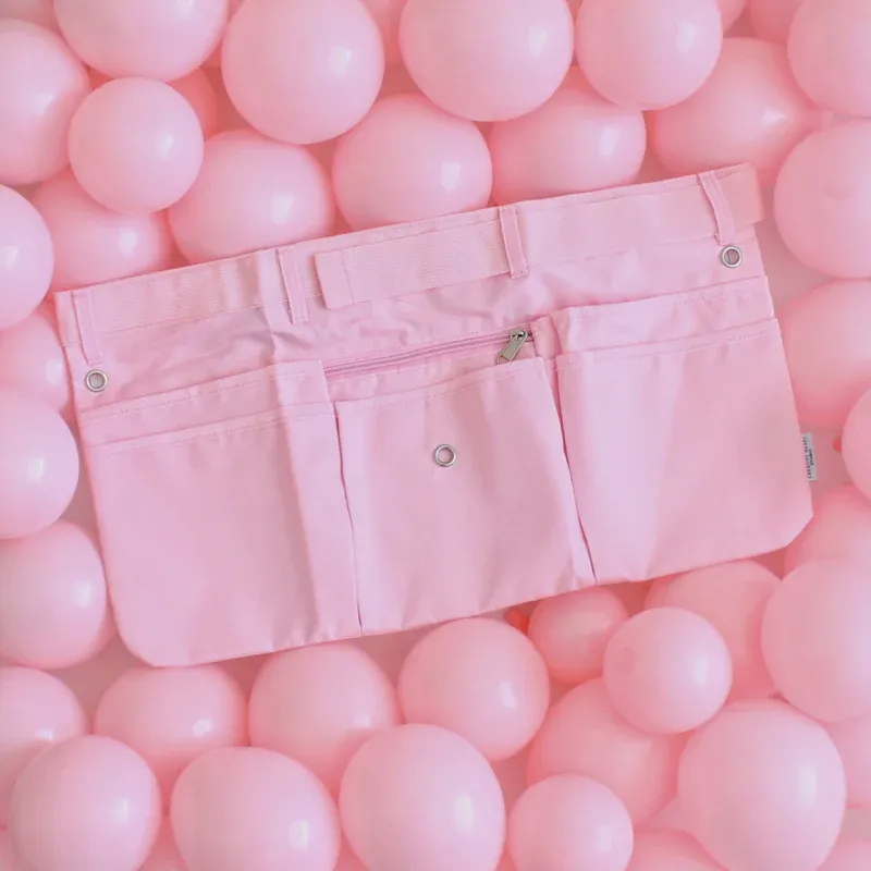 Maker Apron - Pink Solid Colored