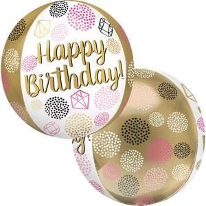 Foil Balloon Sparkling 60 Birthday 18in