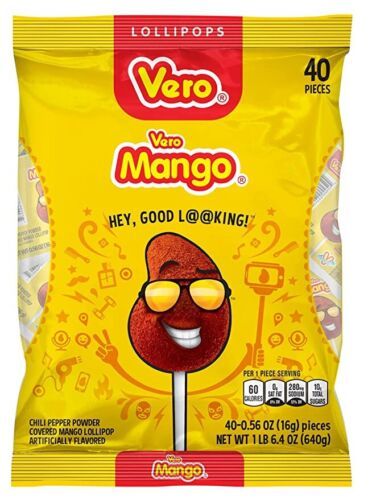 Vero Mango Lollipop Mexican Candy