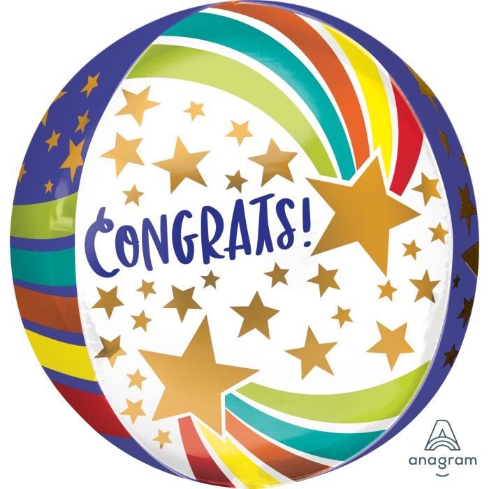 15" Congrats Stars Orbz