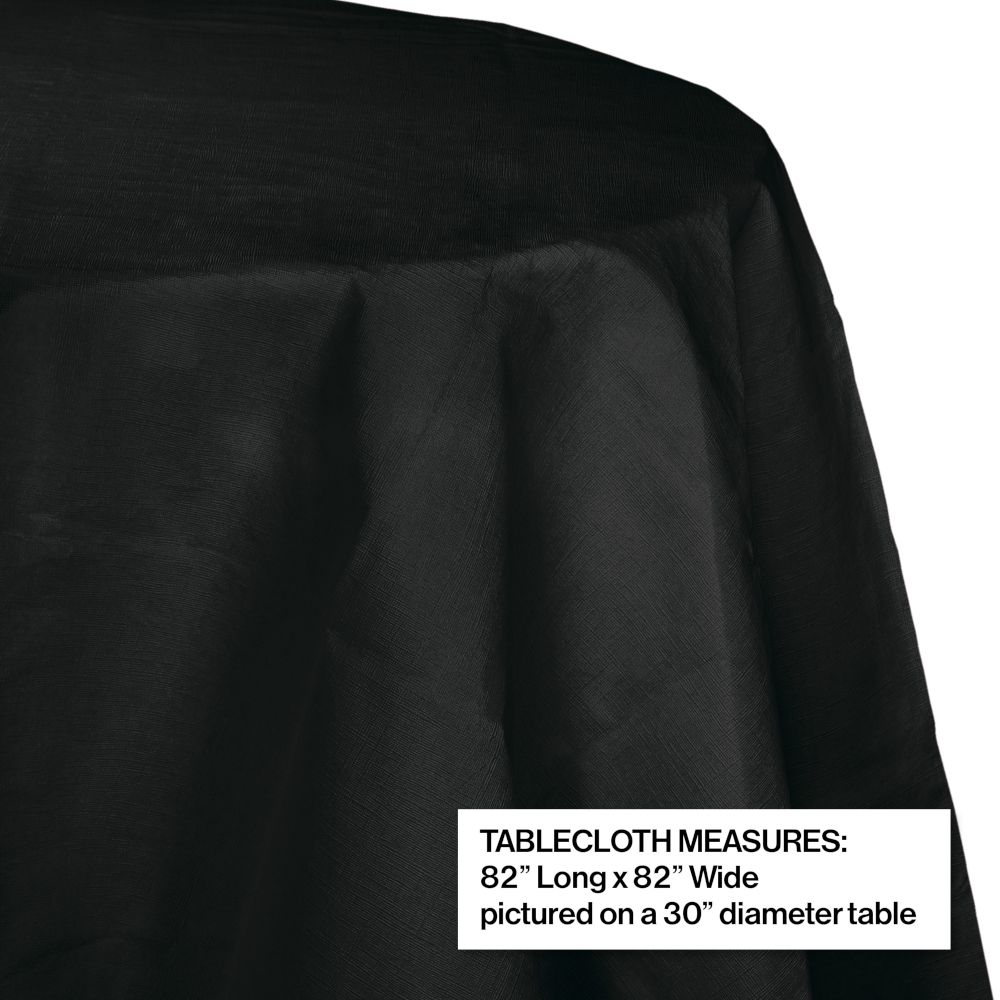 Black Velvet Round 82”  Tablecover