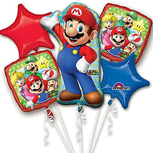 MARIO BROS. BOUQUET OF BALLOONS