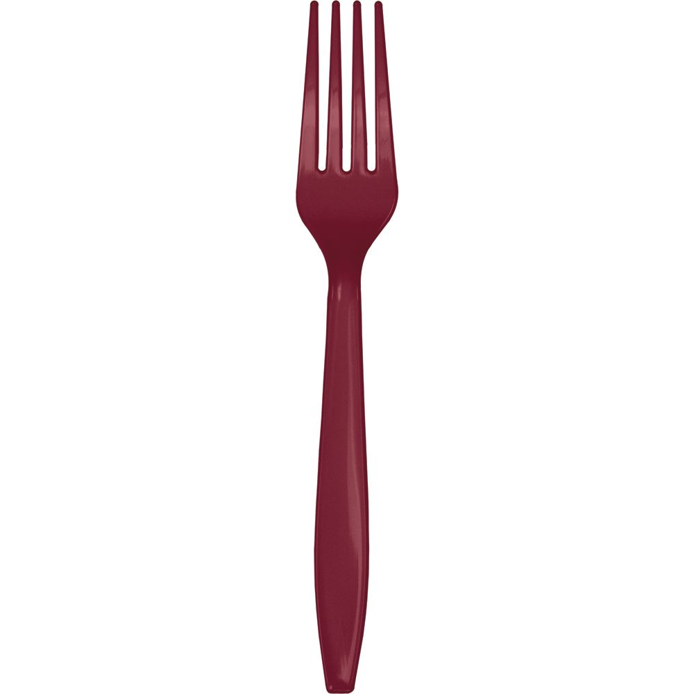 Burgundy Forks 24ct