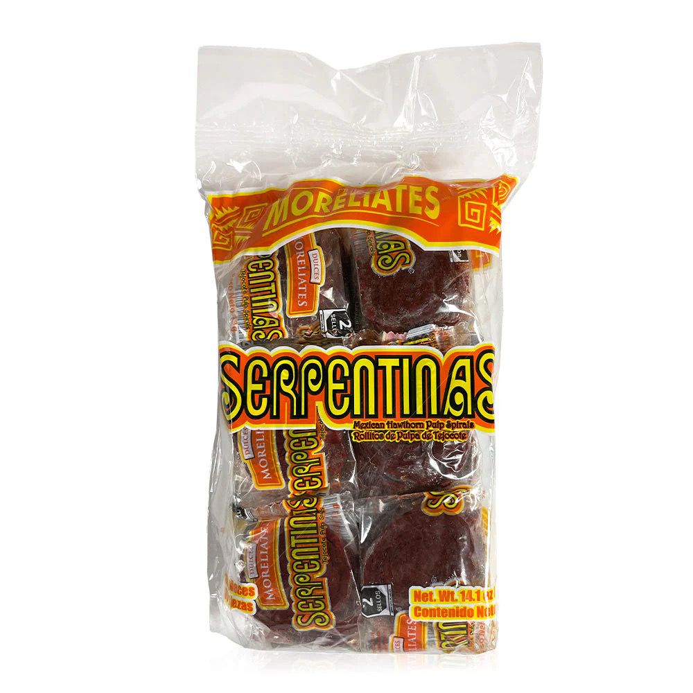 Serpentinas Dulce Tamarindo Chile y sal Tamarind Mexican Candy 30 Pcs Mexico