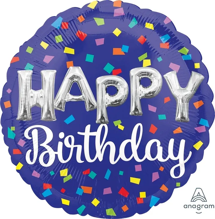 28" HAPPY BIRTHDAY BALLOON LETTERS HX