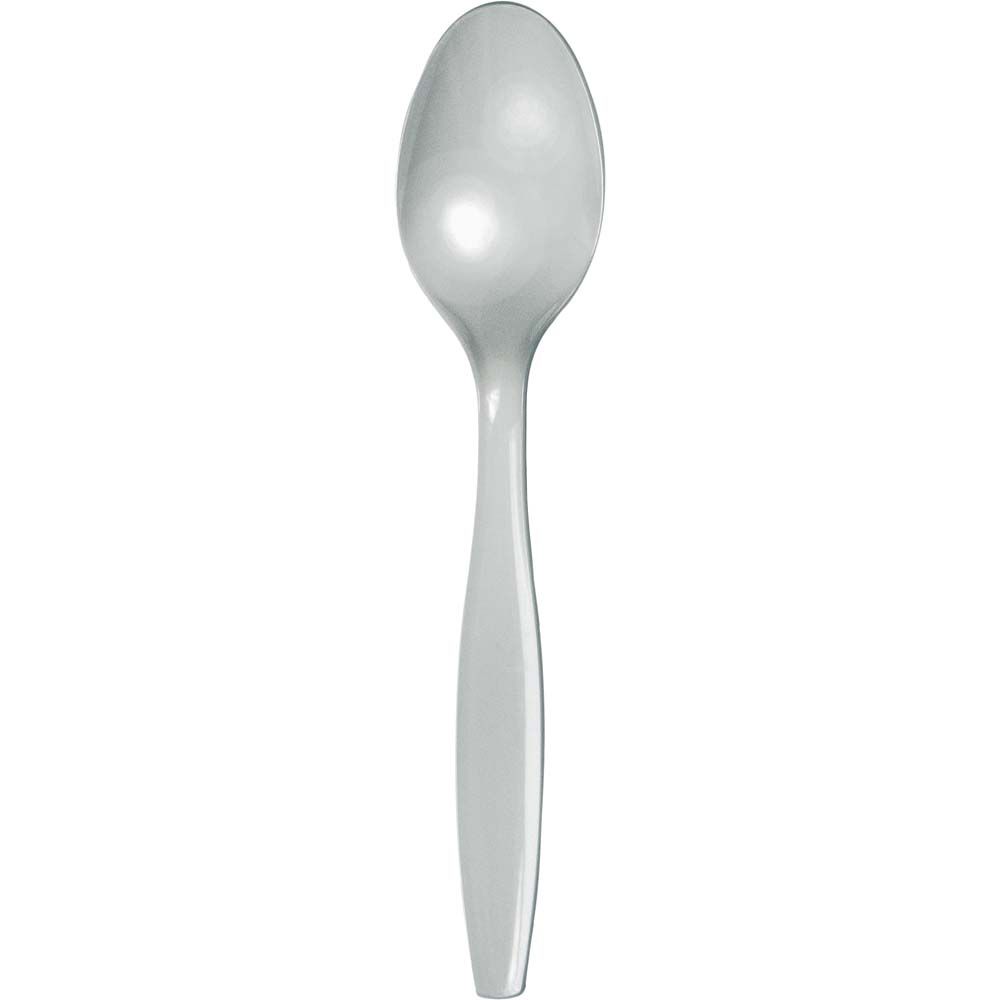 Shimmering Silver Spoons 24ct