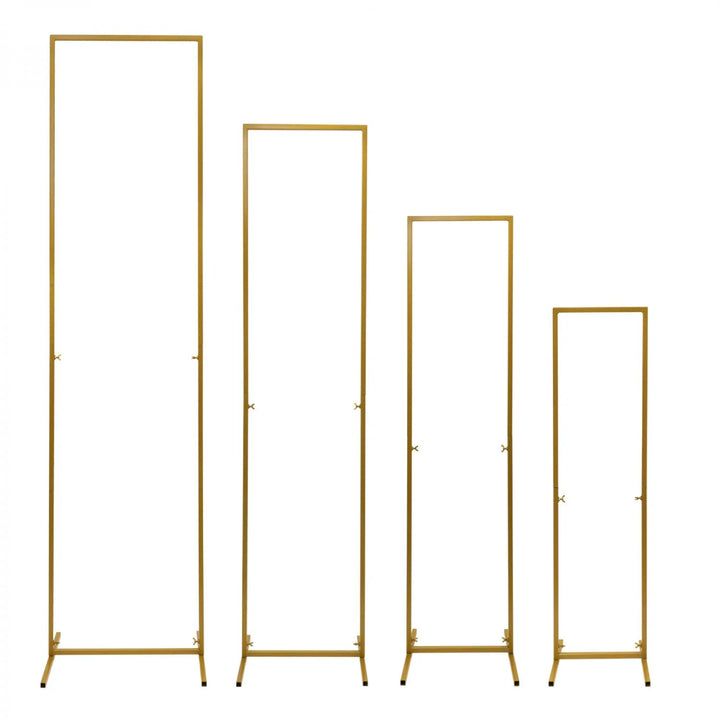 Gold Metal Floral Display Stand 22-0554 – Wedding & Event Decoration Stand
