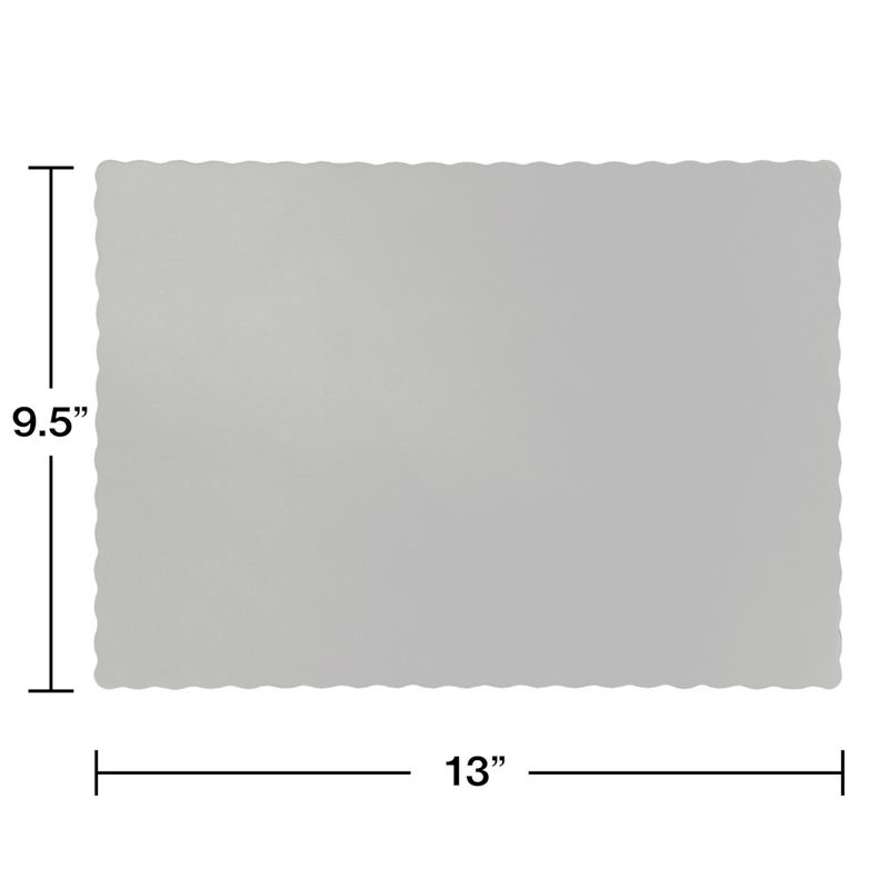 Shimmering Silver Placements