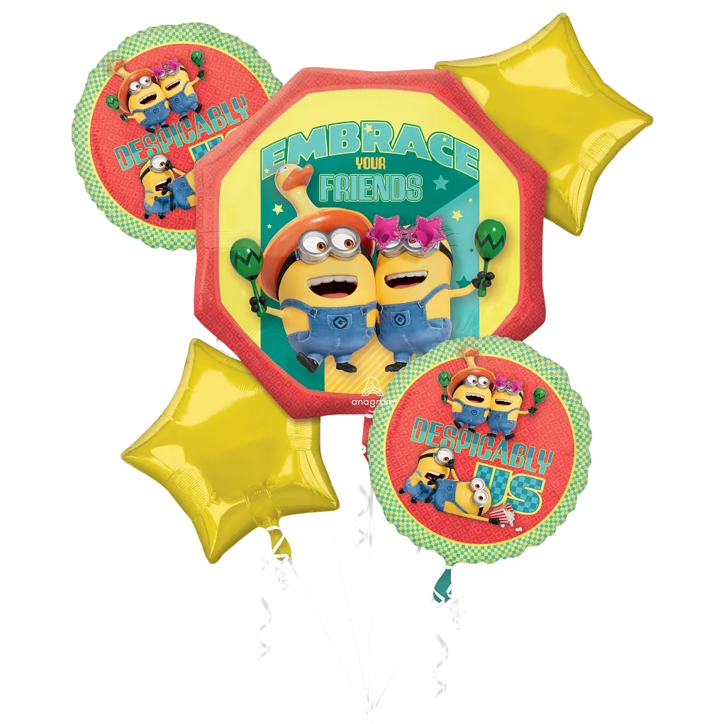 DESPICABLE ME 4 BOUQUET OF BALLOONS