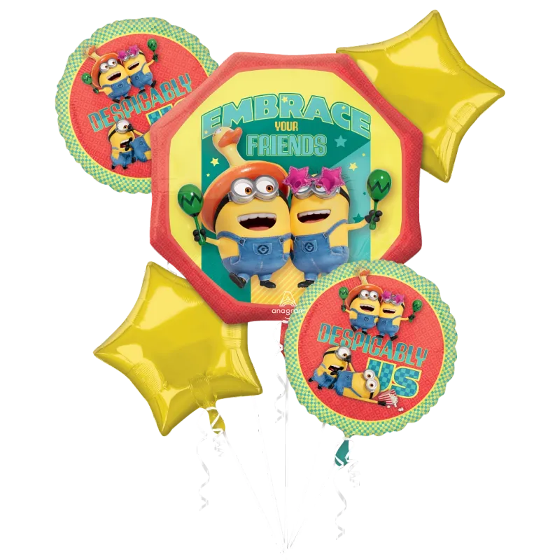 DESPICABLE ME 4 BOUQUET OF BALLOONS