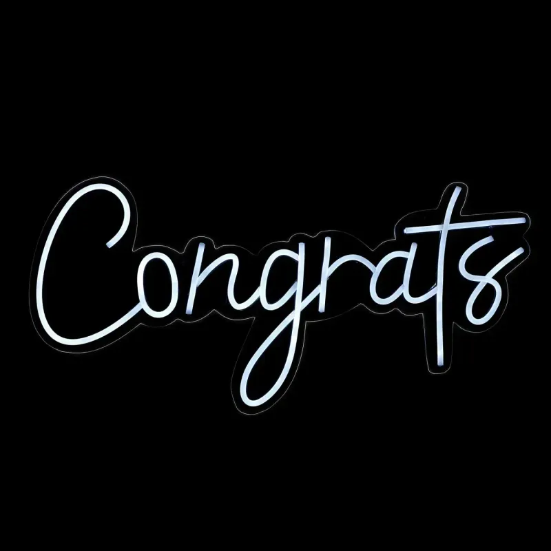 Congrats Neon Light Sign